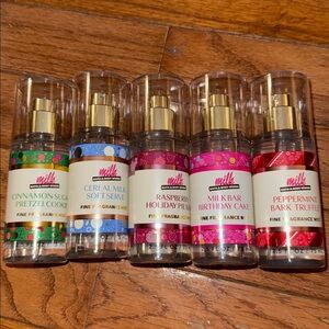 BBW 5pc Travel Size - Milk BATH AND BODY WORKS